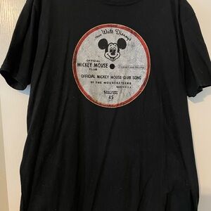 Disney Black and Red Mickey Mouse Club Tee XL